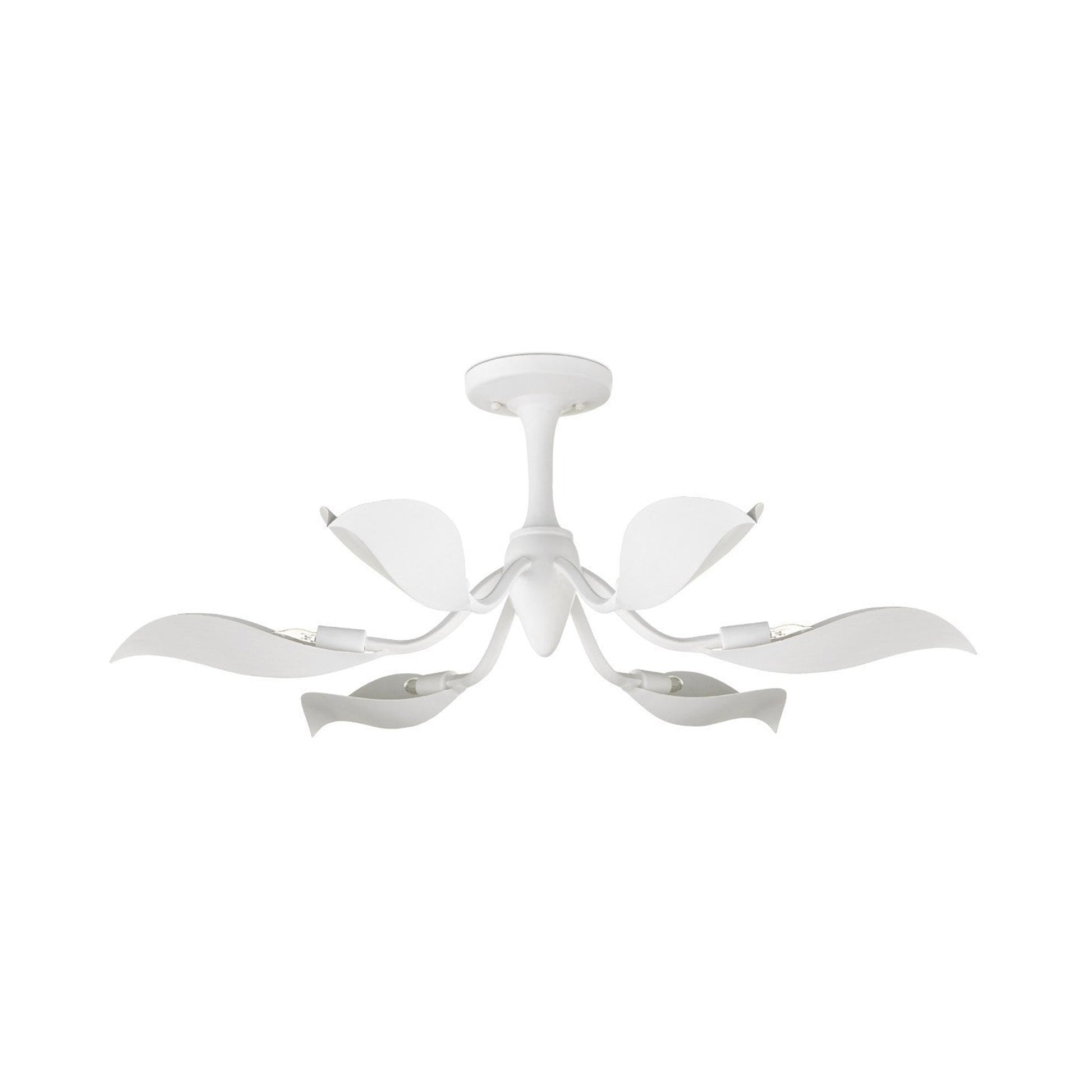 Snowflower Semi Flush Mount Ceiling Light in Detail.