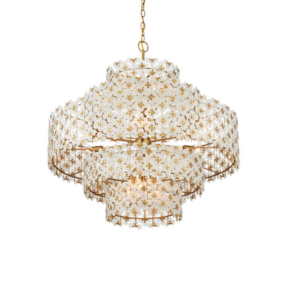 Spring Flower Chandelier in Detail.