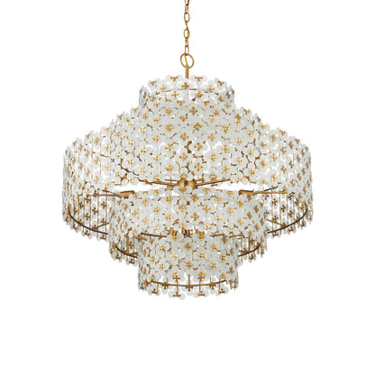 Spring Flower Chandelier in Detail.