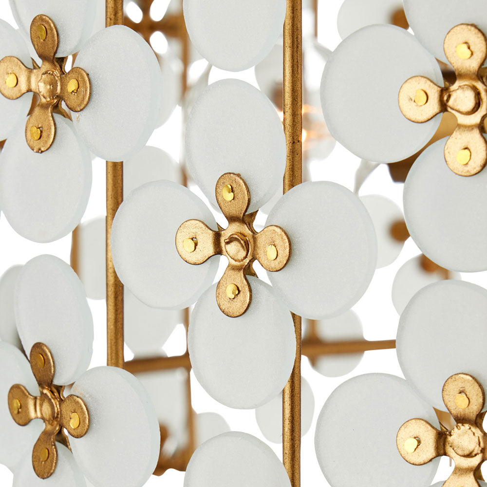Spring Flower Chandelier in Detail.