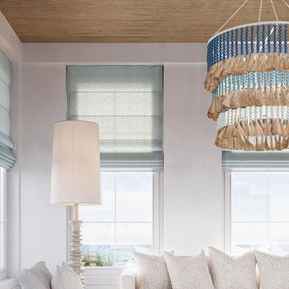 St. Barts Chandelier in living room.