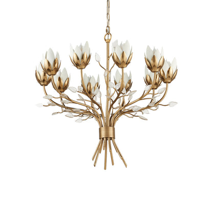 Star Magnolia Chandelier in Detail.