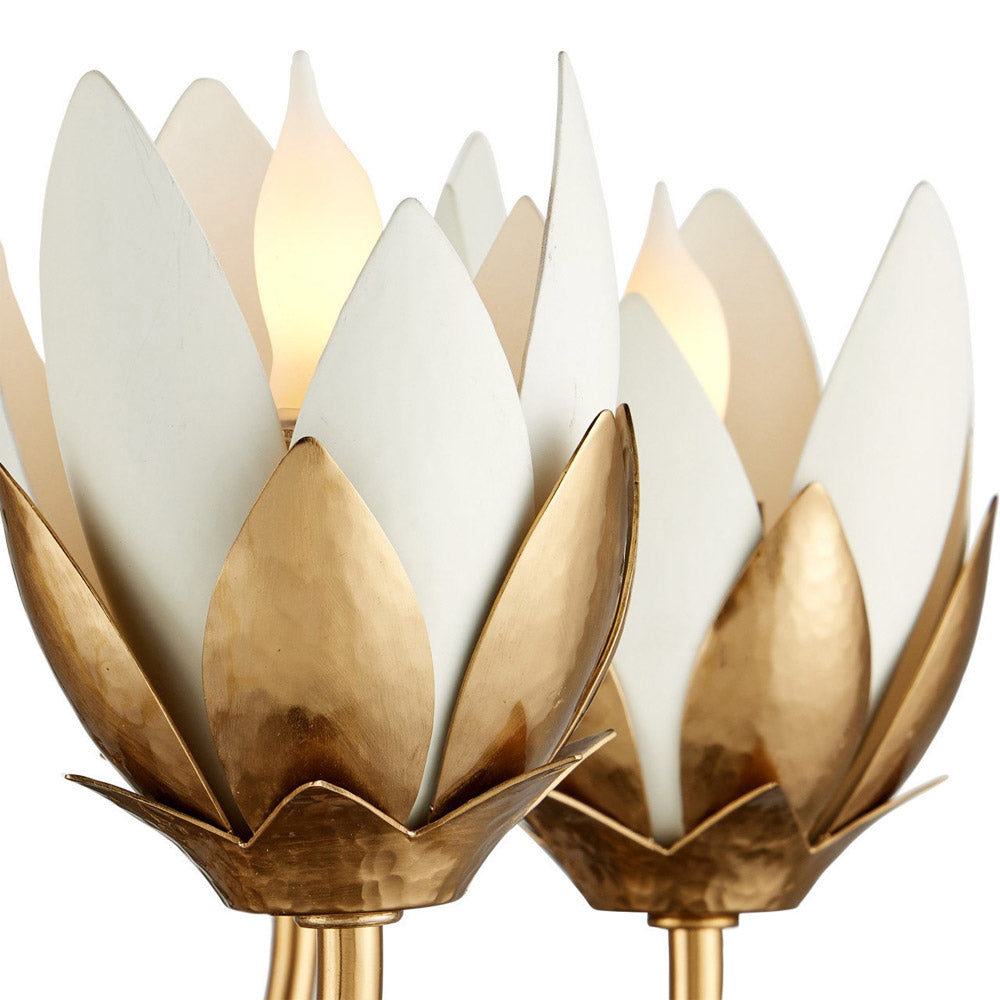 Star Magnolia Chandelier in Detail.