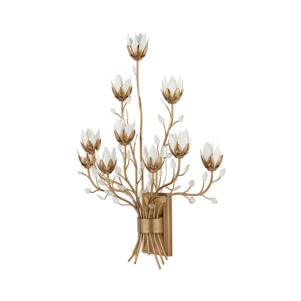 Star Magnolia Wall Light in Detail.
