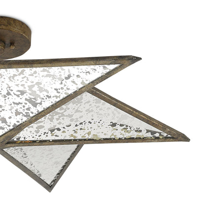 Stargazer Semi Flush Mount Ceiling Light in Detail.
