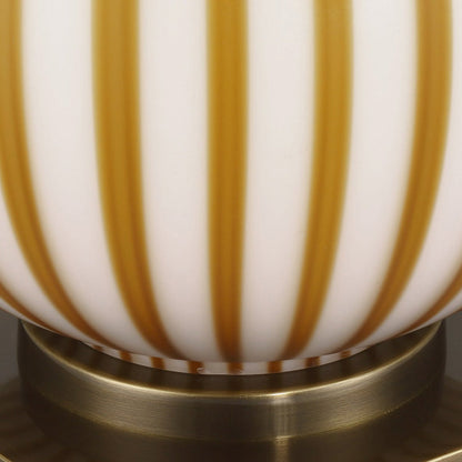 Striae Table Lamp in Detail.