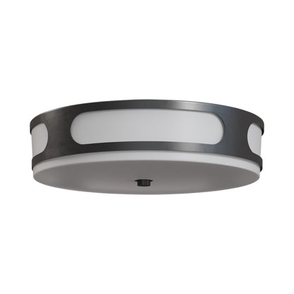 Swale Outdoor LED Flush Mount Ceiling Light in Detail.