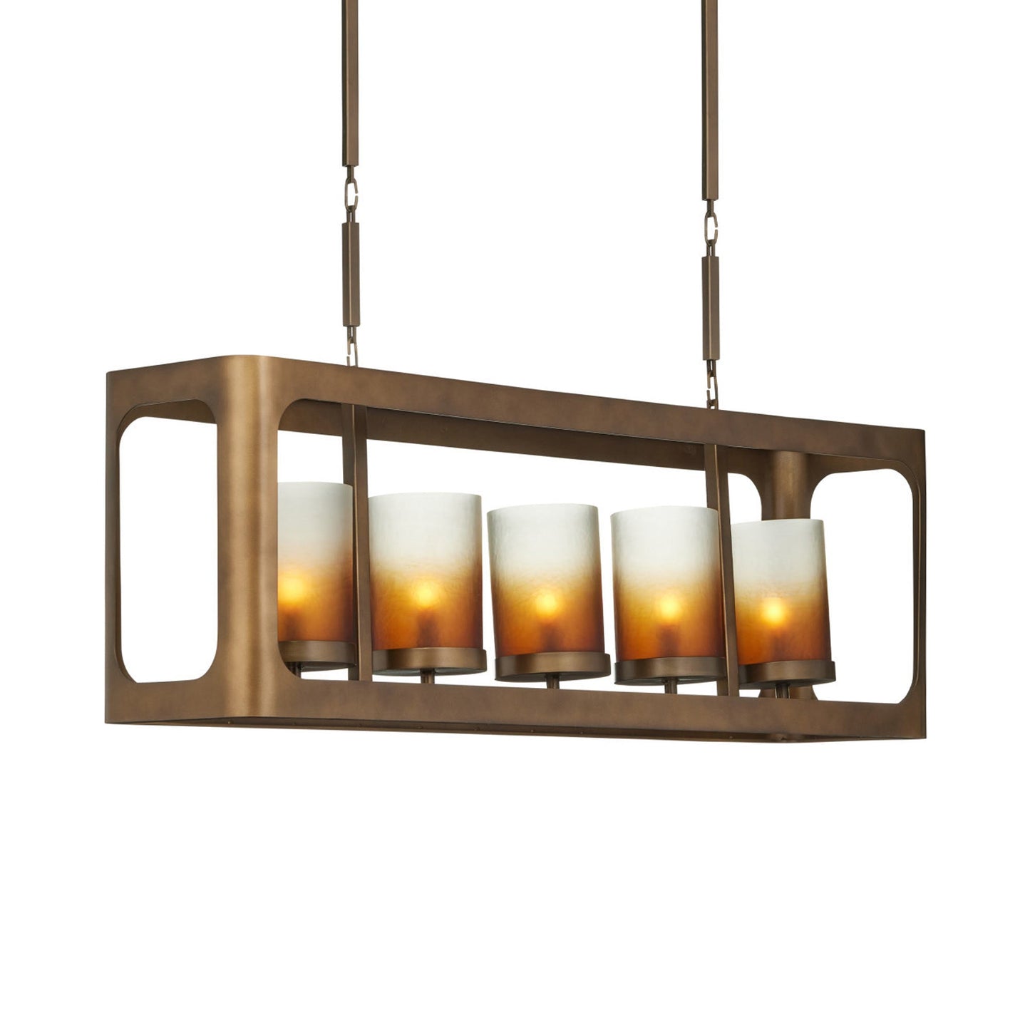 Tenebroso Linear Chandelier in Detail.