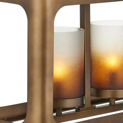 Tenebroso Linear Chandelier in Detail.