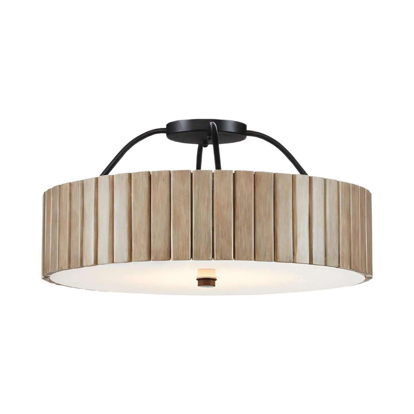 Tetterby LED Semi Flush Mount Ceiling Light.