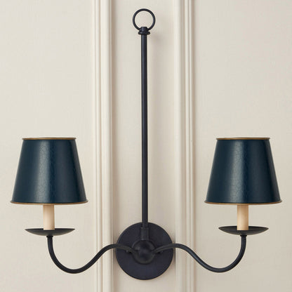 Tole Tapered Chandelier Shade in Detail.