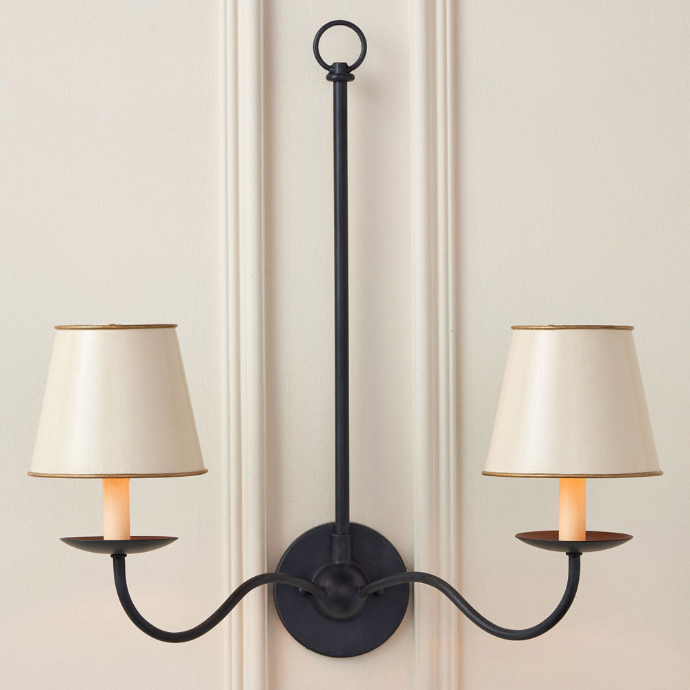 Tole Tapered Chandelier Shade in Detail.