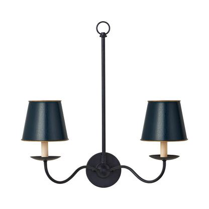 Tole Tapered Chandelier Shade in Detail.