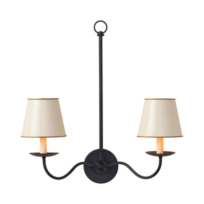 Tole Tapered Chandelier Shade in Detail.