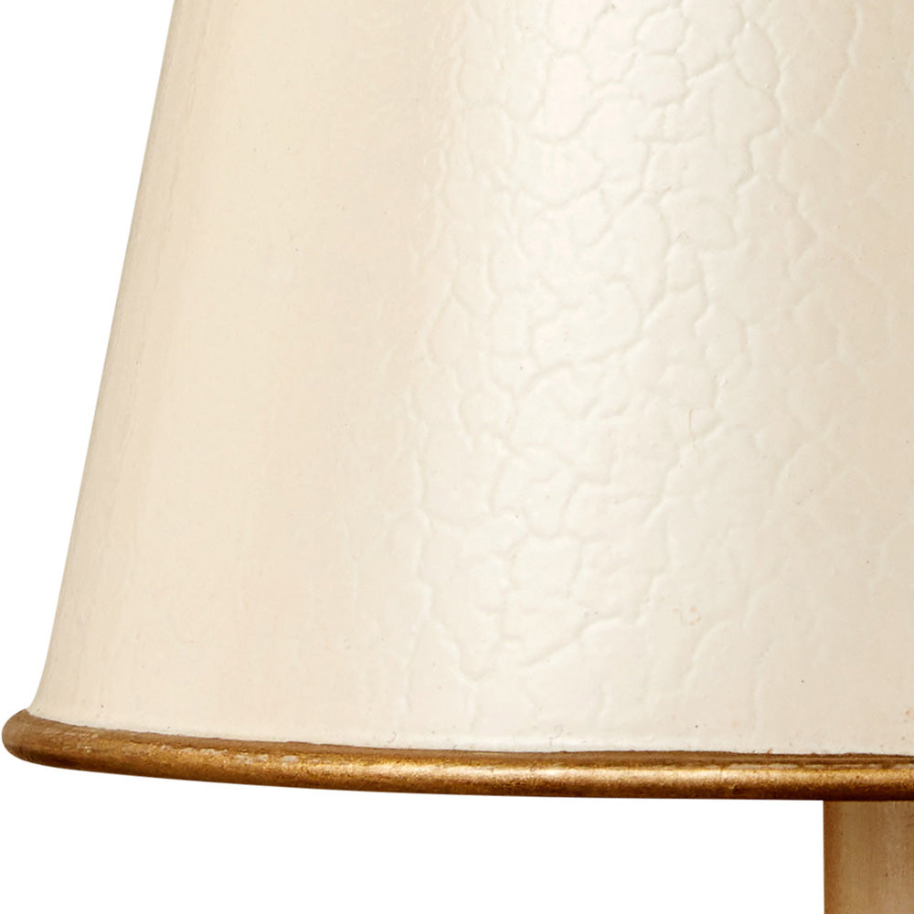 Tole Tapered Chandelier Shade in Detail.