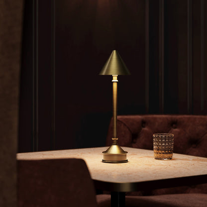 Traipse Table Lamp in restaurant.