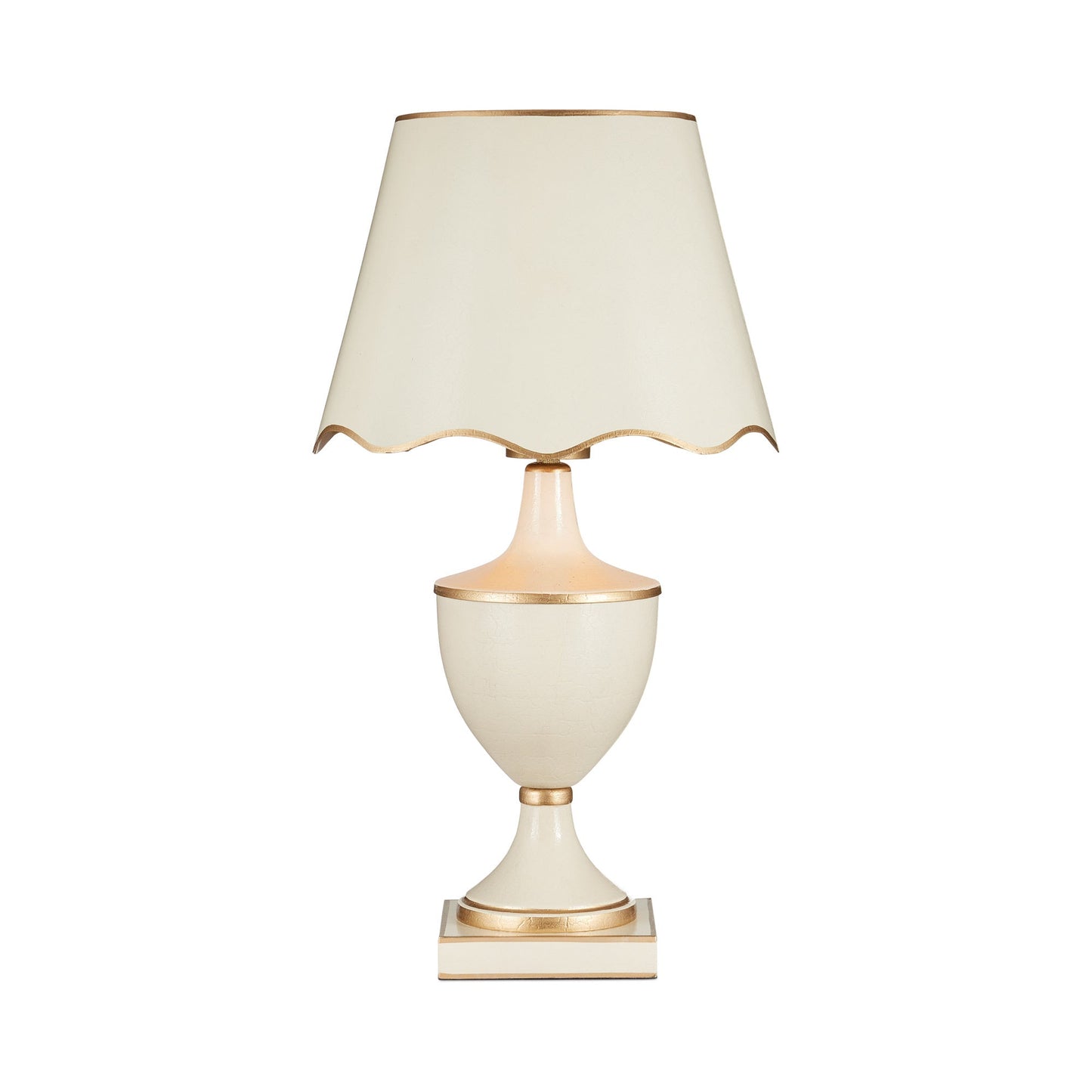 Travelogue LED Rechargeable Table Lamp in Ivory.