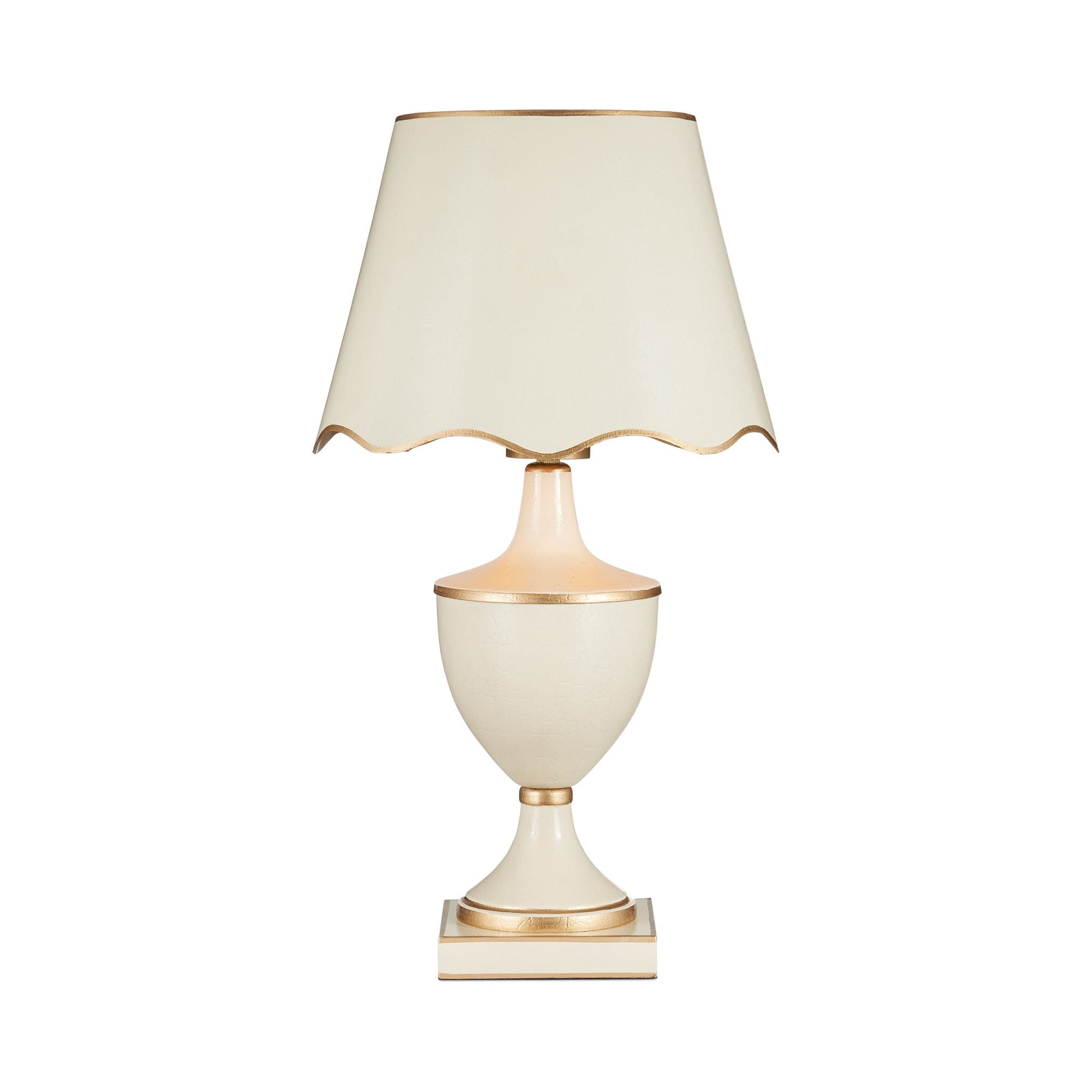 Travelogue LED Rechargeable Table Lamp in Ivory.