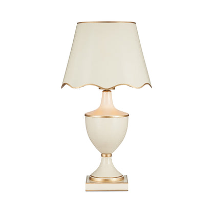 Travelogue LED Rechargeable Table Lamp in Ivory.