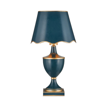 Travelogue LED Rechargeable Table Lamp in Navy.