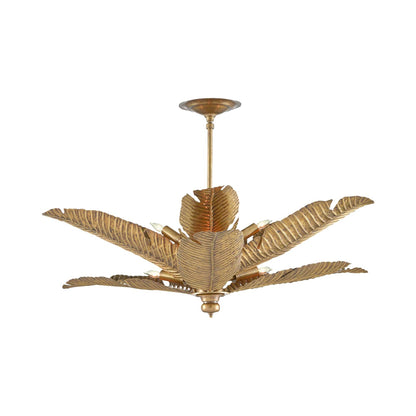 Tropical Semi Flush Mount Ceiling Light.