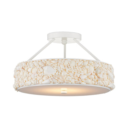 Turbinella LED Semi Flush Mount Ceiling Light.