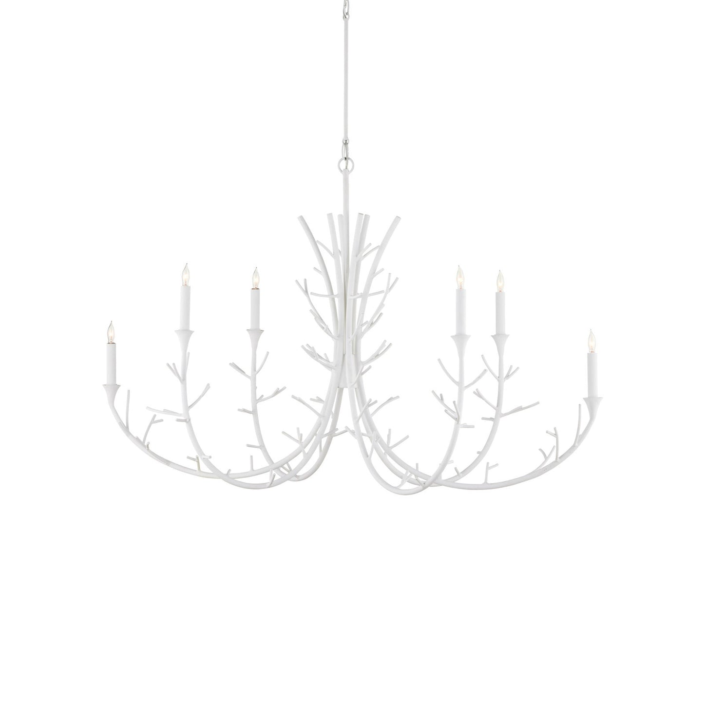 Twiggy Oval Chandelier in Detail.