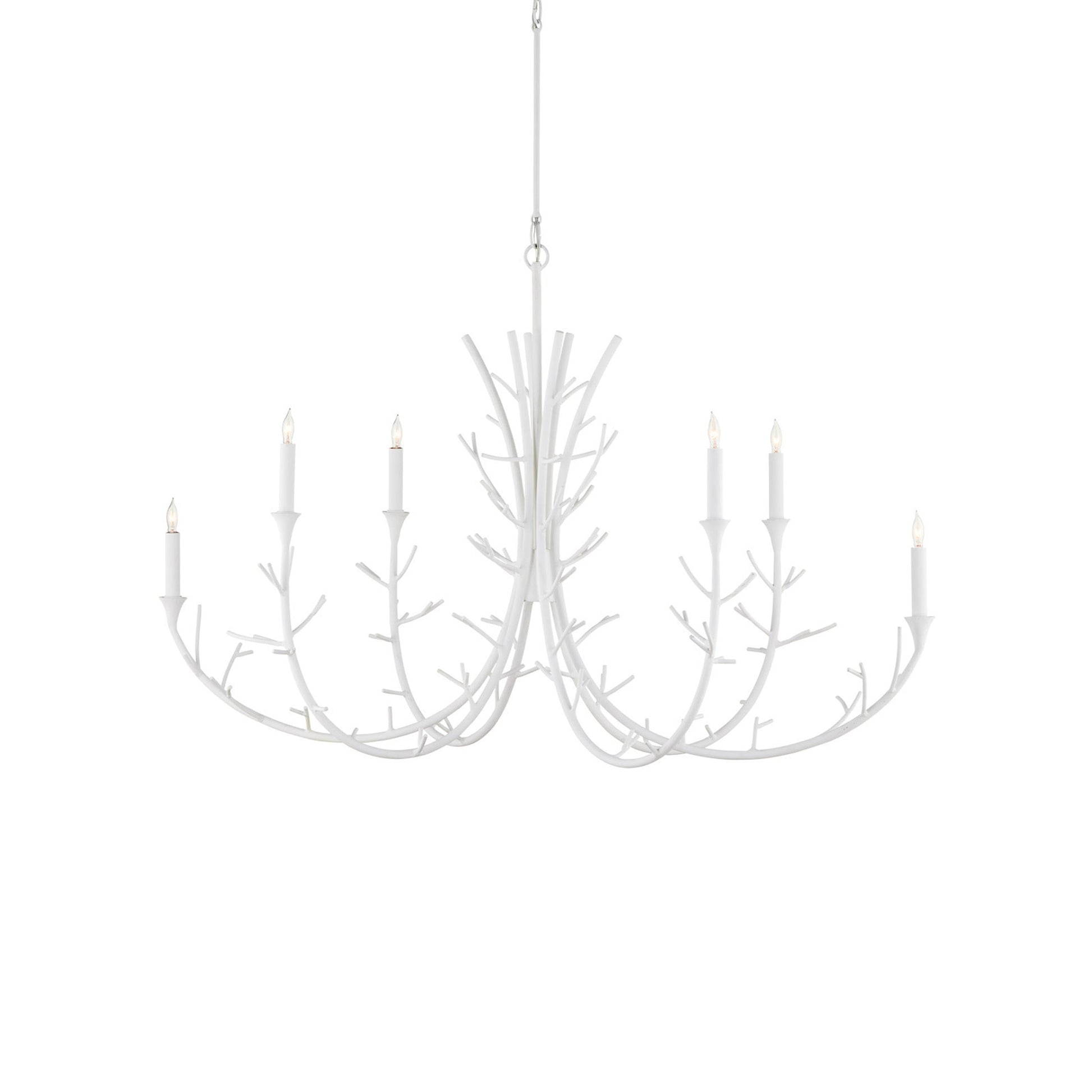 Twiggy Oval Chandelier in Detail.