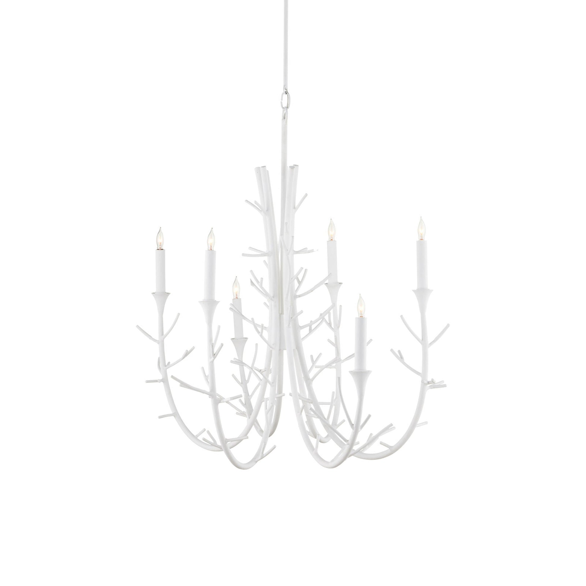 Twiggy Oval Chandelier in Detail.