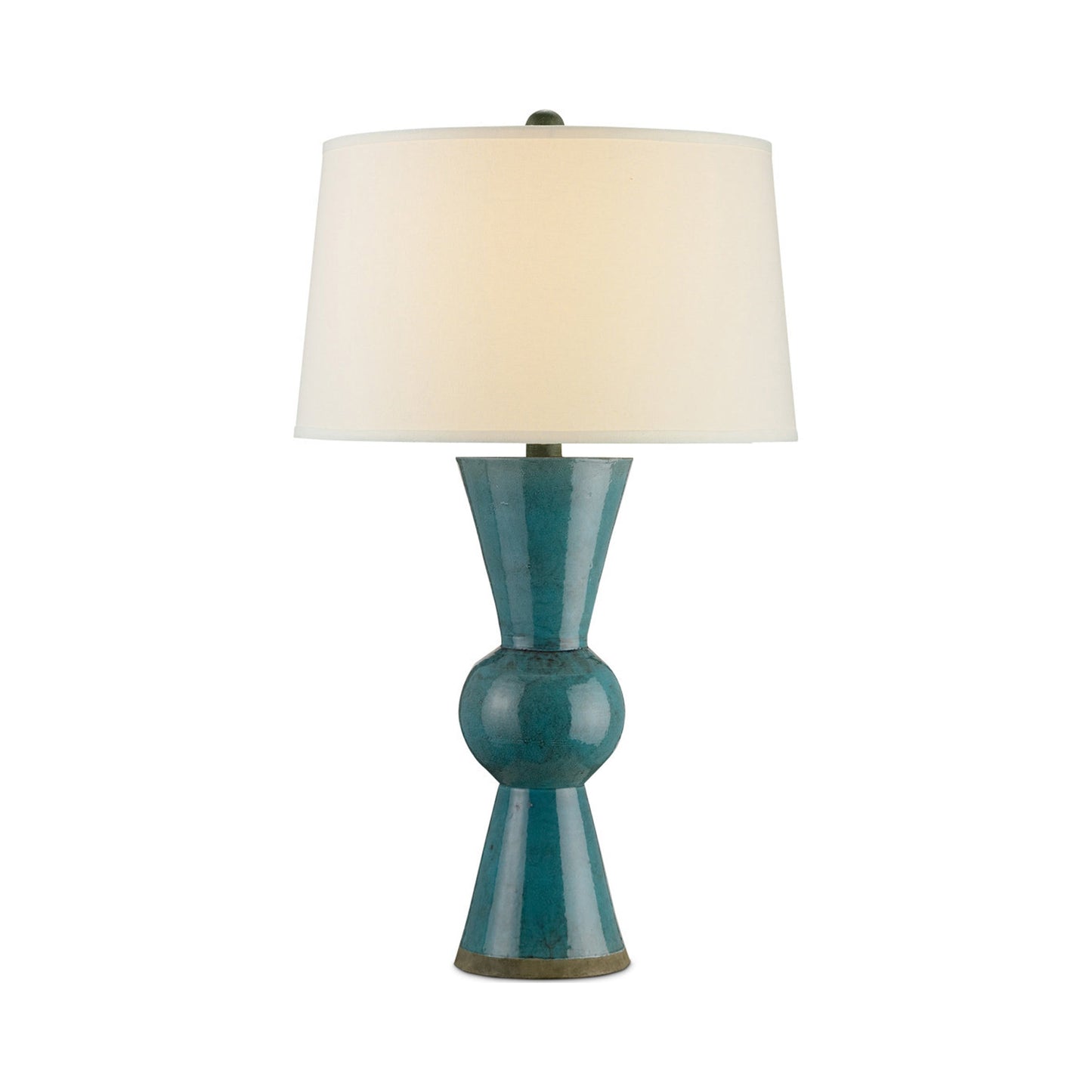 Upbeat Table Lamp in Teal.