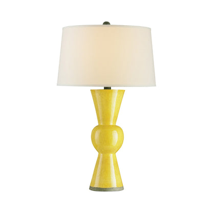 Upbeat Table Lamp in Yellow.