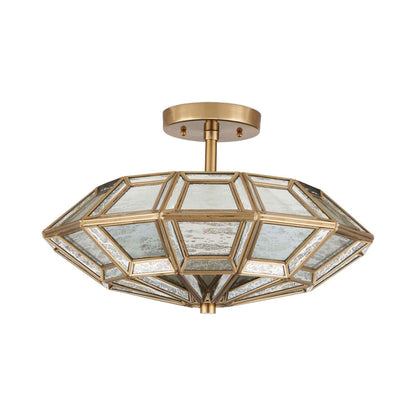 Valentina Semi Flush Mount Ceiling Light in Detail.