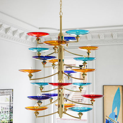 Veneto Chandelier in Detail.