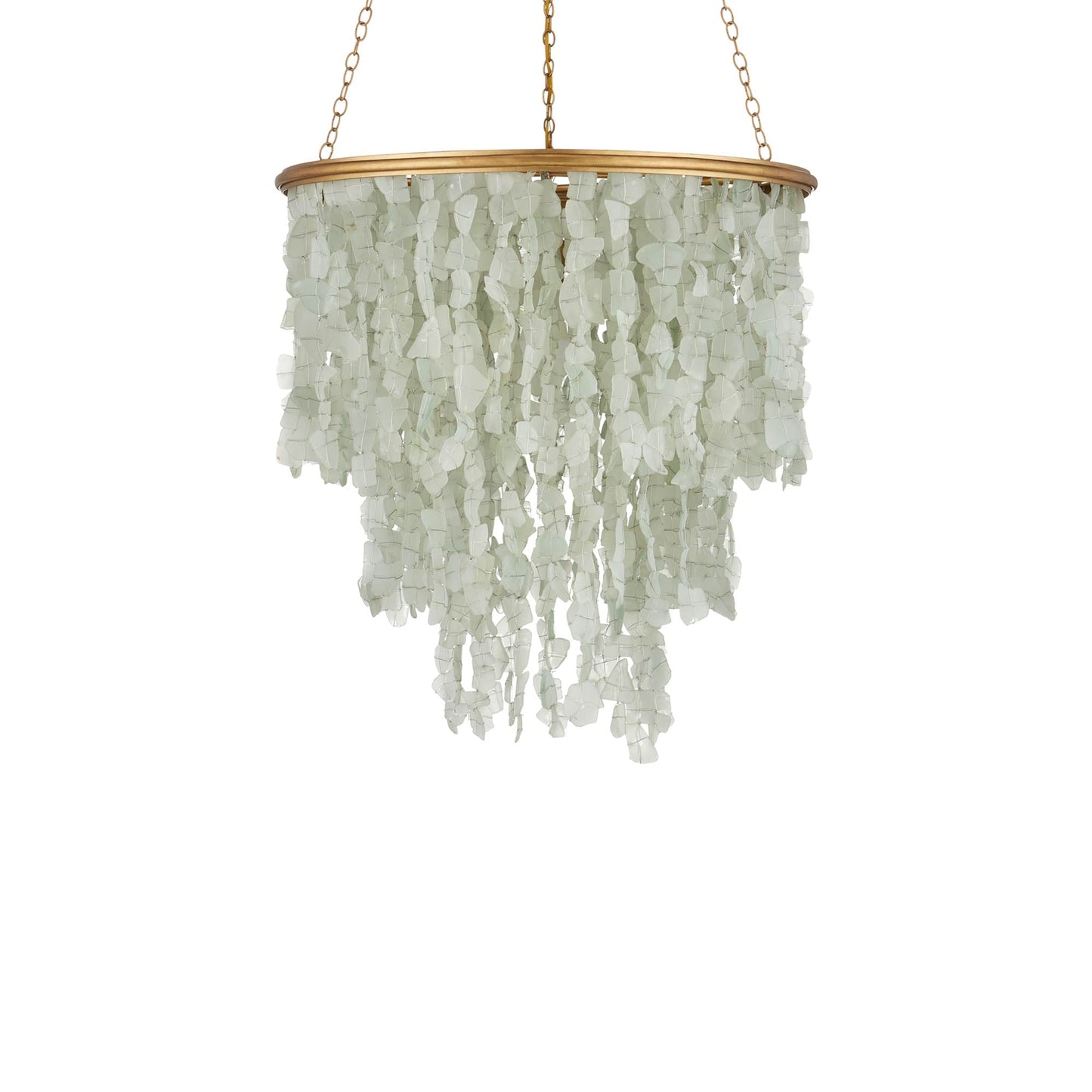 Verre de Mer Chandelier in Detail.