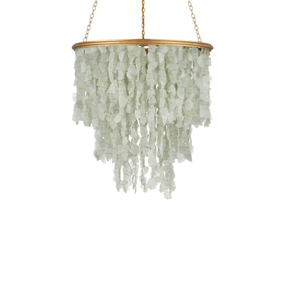 Verre de Mer Chandelier in Detail.