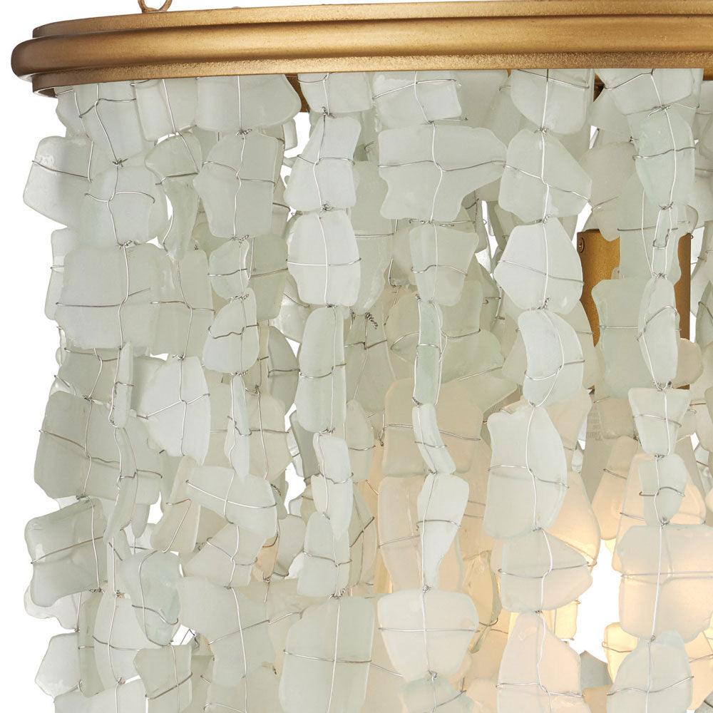 Verre de Mer Chandelier in Detail.