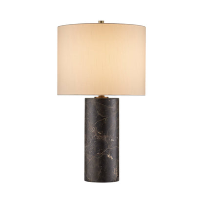 Vespera Table Lamp in Coffee Brown.