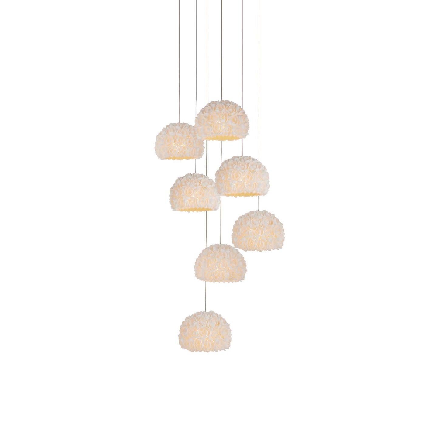 Virtu Round Multi Light Pendant Light (7-Light).