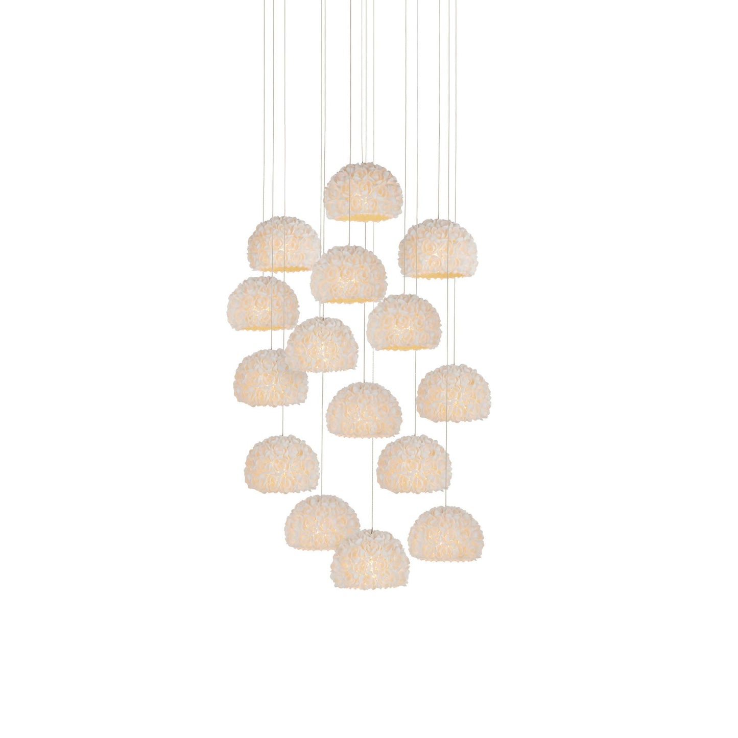 Virtu Round Multi Light Pendant Light (15-Light).