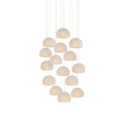 Virtu Round Multi Light Pendant Light (15-Light).