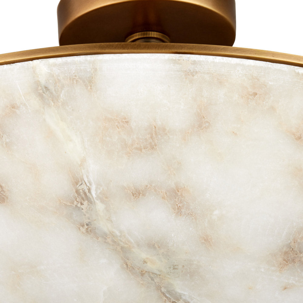 Volterra Semi Flush Mount Ceiling Light in Detail.