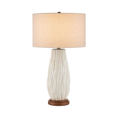 Water-borne Table Lamp in Off-White/Natural.