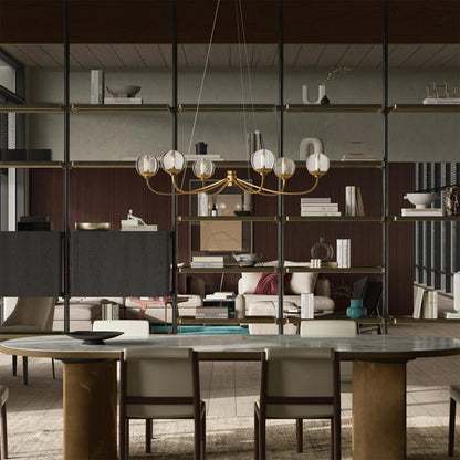 Wexler Chandelier in dining room.