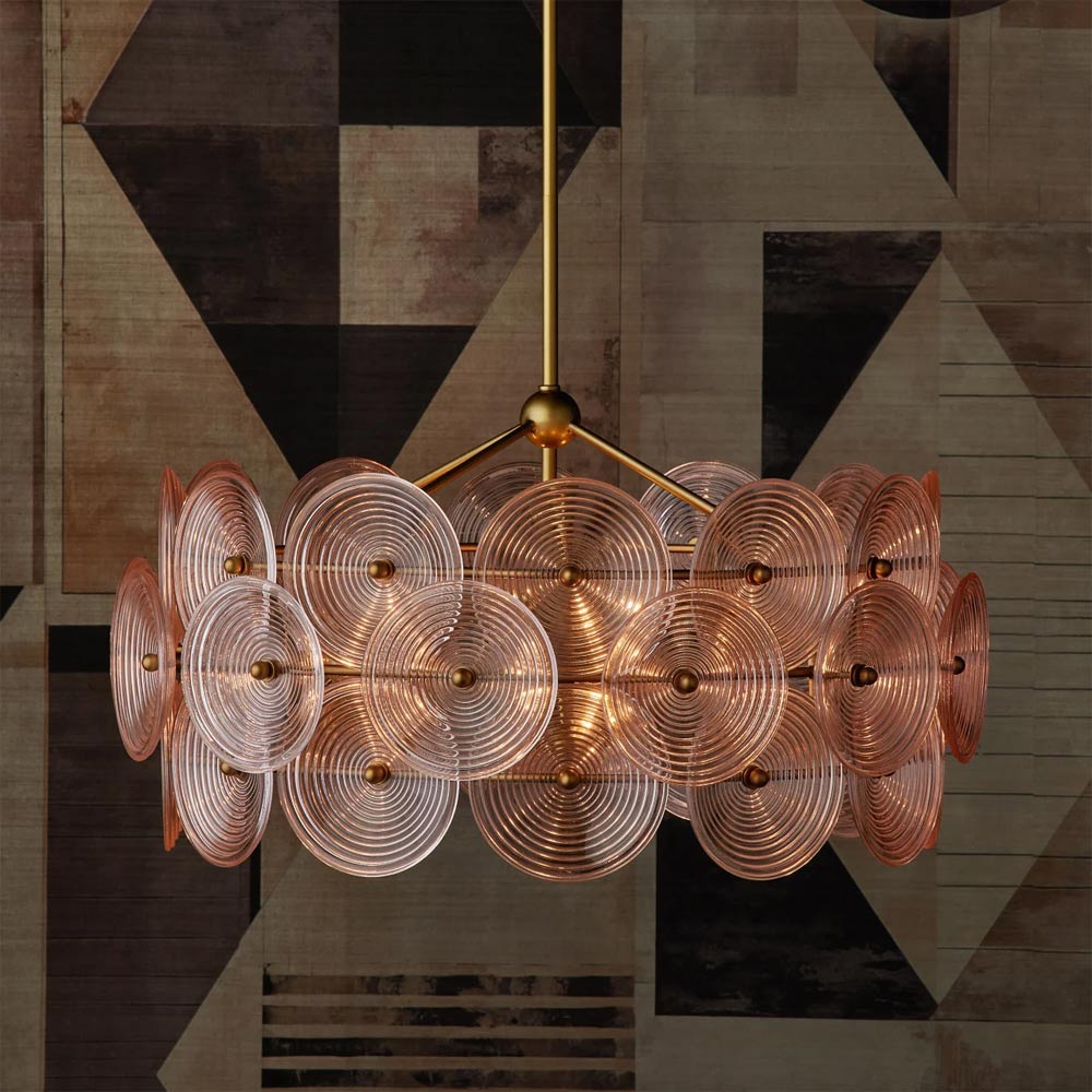Whirlwind Chandelier in Detail.