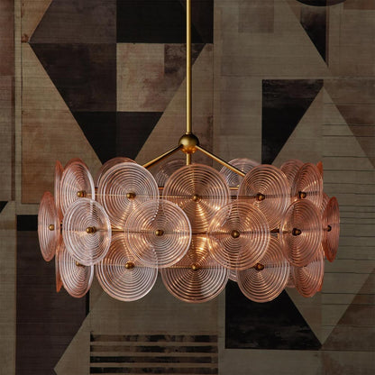Whirlwind Chandelier in Detail.