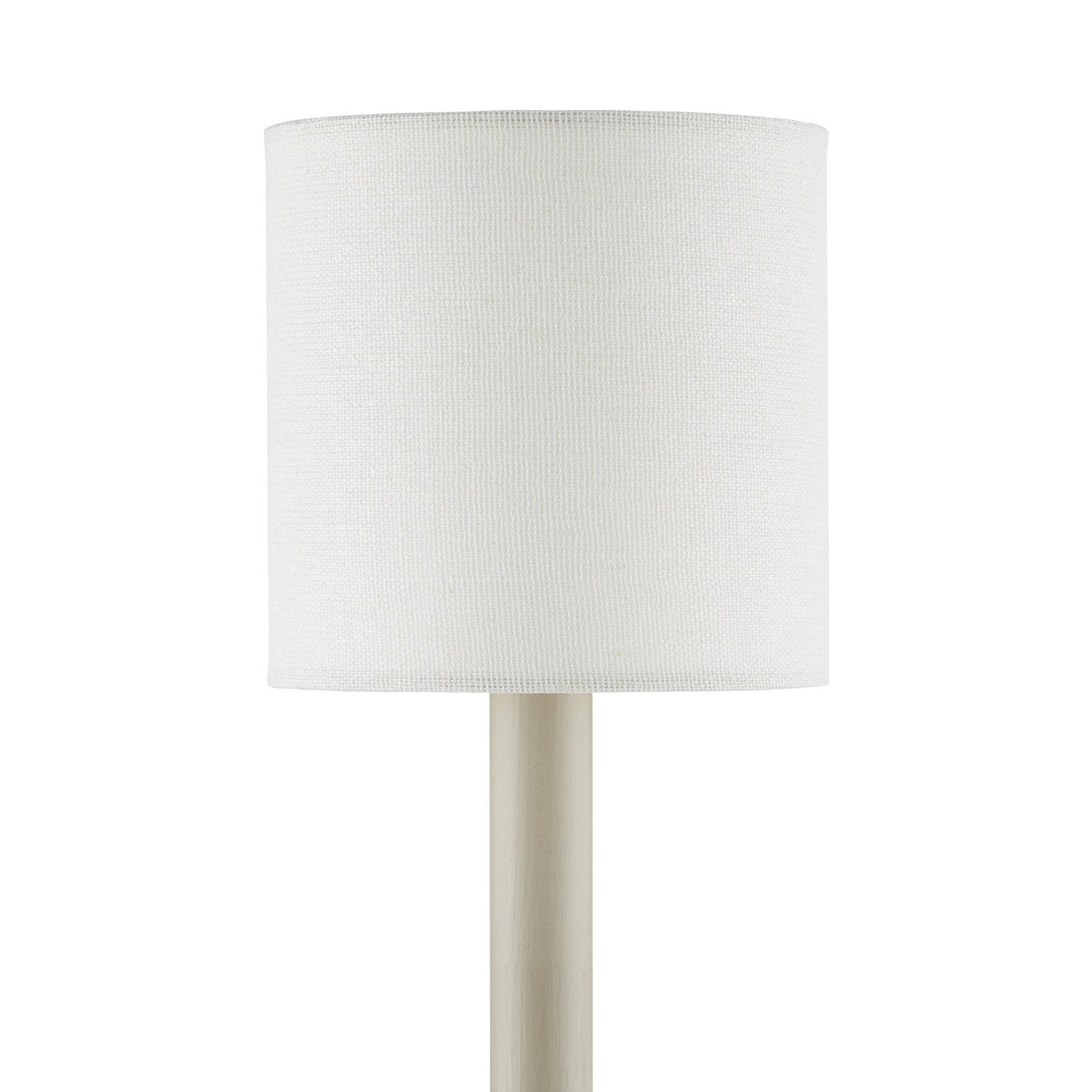 White Cotton Chandelier Shade in Detail.