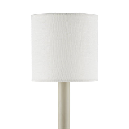 White Cotton Chandelier Shade in Detail.