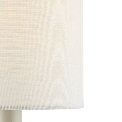 White Cotton Chandelier Shade in Detail.