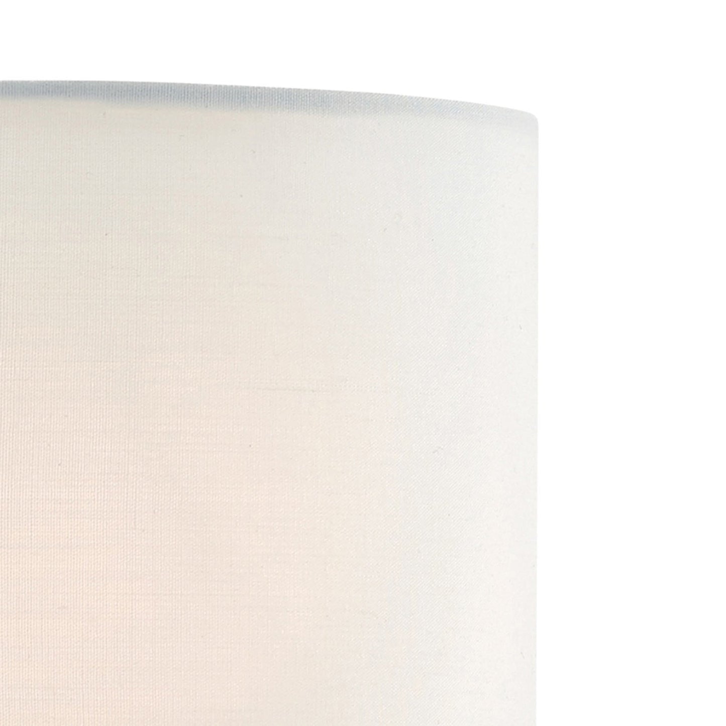 White Cotton Chandelier Shade in Detail.