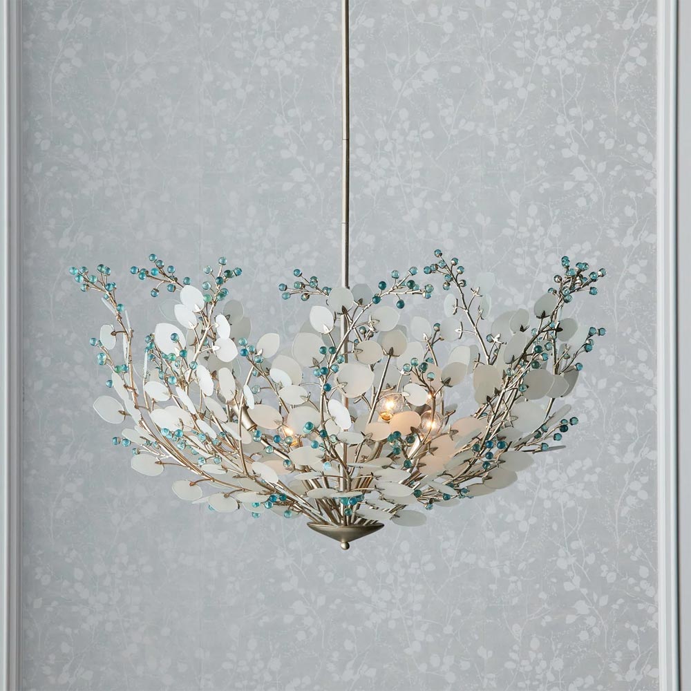 Winterberry Chandelier in Detail.
